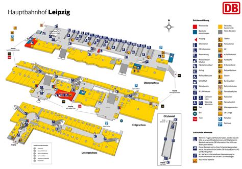 Leipzig hauptbahnhof map (central train station) - Ontheworldmap.com