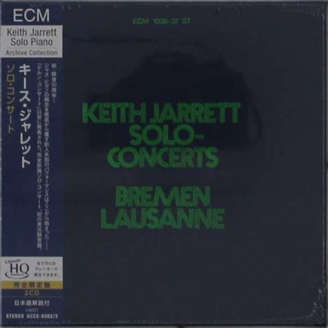 Keith Jarrett Solo Concerts Bremen Lausanne Uhq Cds Cds Jpc