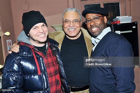 Flynn Earl Jones Dad James Earl Jones And Courtney B Vance Pose News Photo Getty Images