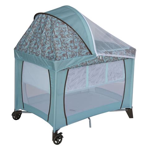 Portable Traveling Crib With Adjustable Folding Baby Cot And Mosquito