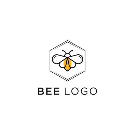 Ilustraci N Vectorial Del Dise O Del Logotipo De La Abeja Mel Fera