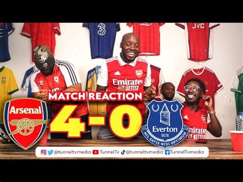 Arsenal Everton Full Fan Reactions Saka Martinelli Odegaard