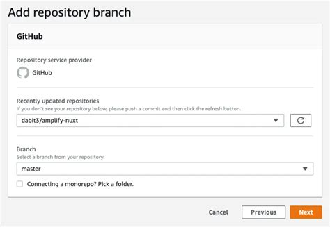 Deploy A Nuxt Site Javascript Aws Amplify Gen Documentation