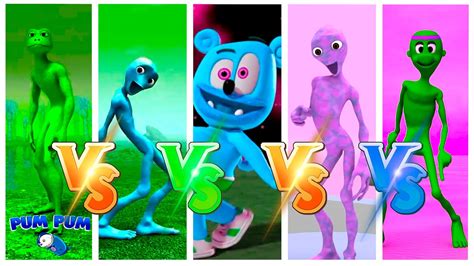 Color Dance Challenge Dame Tu Cosita Vs El Taiger Vs Gummy Bear Vs