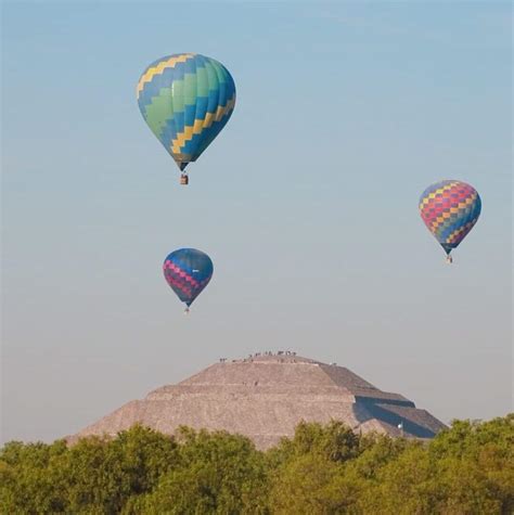 Hot Air Balloon Over Teotihuac N Pyramids What To Expect Where Goes