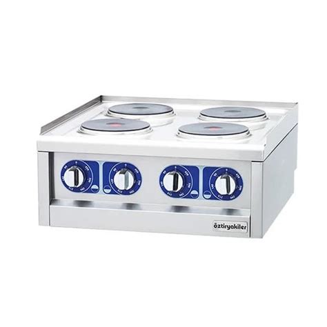 Öztiryakiler 600 Series Counter Top Cooker 4 Burners Electric