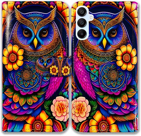 Amazon Bcov Case For Galaxy A G Colorful Owl Mandala Flower