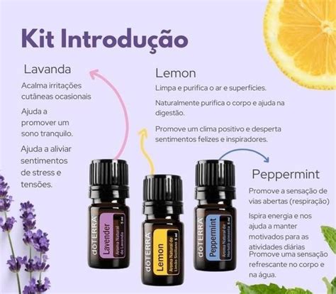 Kit apresentação dōTERRA Óleos essenciais doterra Óleo essencial