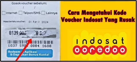 Cara Mengetahui Kode Voucher Indosat Yang Rusak