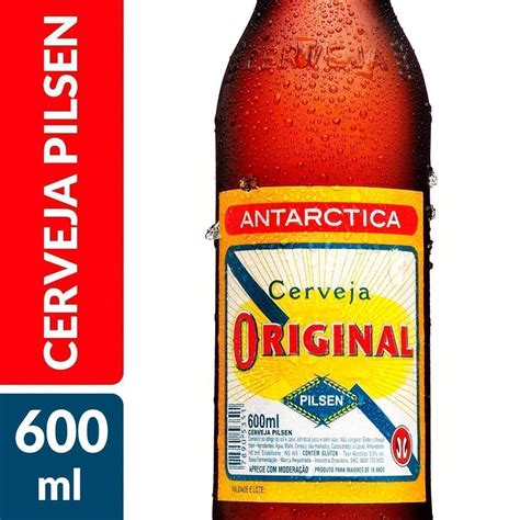 Cerveja ANTARCTICA Original Garrafa 600ml Pão de Açúcar