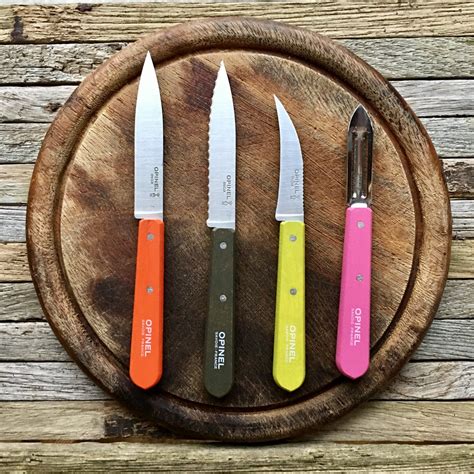 Opinel Kitchen Prep Knife Set Spring Colours — Fforest General Stores