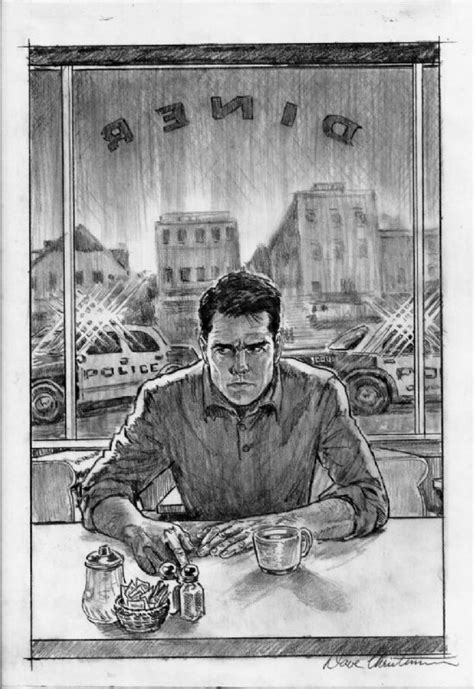 Jack Reacher Poster Comp Diner Inside In Marc Sans S Movie Art Dave Christensen Comic Art