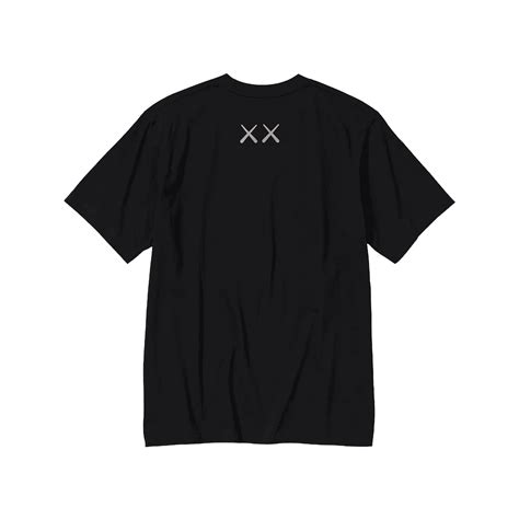 Kaws X Uniqlo Ut Short Sleeve Graphic Tee Black Prm Sply