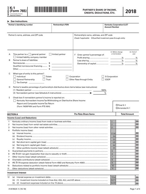 Kentucky Form K 4 2023 Printable Forms Free Online