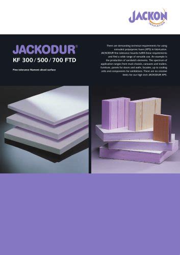 Jackodur Wa Filter Layer Jackon Insulation Pdf Catalogs