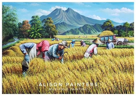 Rice Field Painting