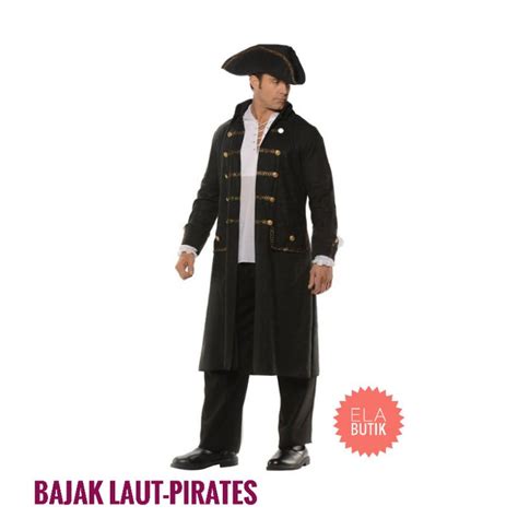 Jual Kostum Bajak Laut Dewasa Pirates Kostum Halloween Shopee Indonesia