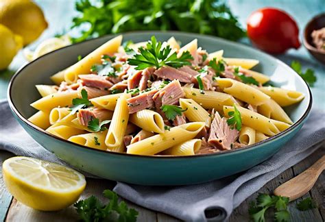 Penne au thon et citron recette facile pour un déjeuner savoureux