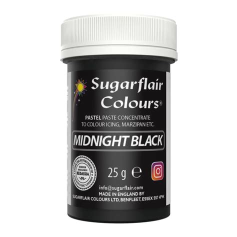 Midnight Black Pastel Paste Concentrate Colouring