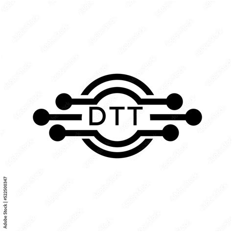 Dtt Letter Logo Dtt Best White Background Vector Image Dtt Monogram