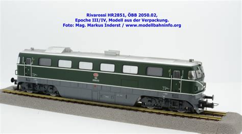 Rivarossi HR2816 2818 2851 ÖBB Reihe 2050 modellbahninfo org