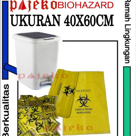 Jual Plastik Medis Biohazard Kantong Plastik Sampah Medis X