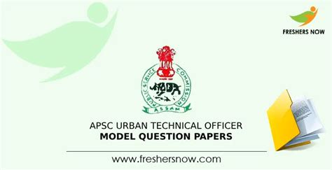 Apsc Urban Technical Officer Model Question Papers Pdf