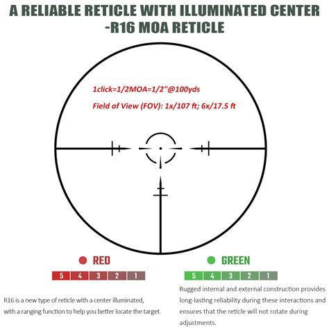 1 6x24 Lpvo Rifle Scope Illuminated Randg Bdc R16 Moa Reticle Scope With 30mm Tude Ebay