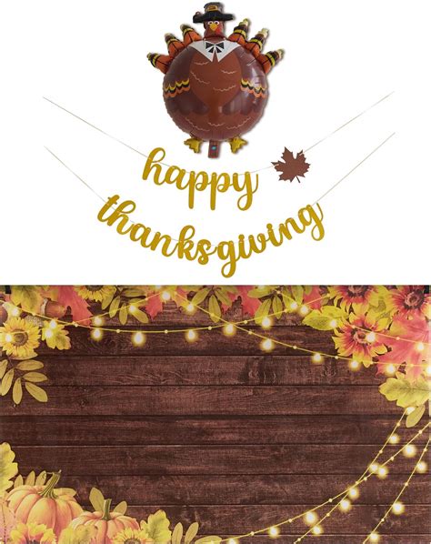 Amazon Funnytree Happy Thanksgiving Fall Decor Props Kit A