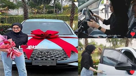 Moment Salma Salsabil Terima Mobil Chery Omoda 5 Hadiah Juara 1