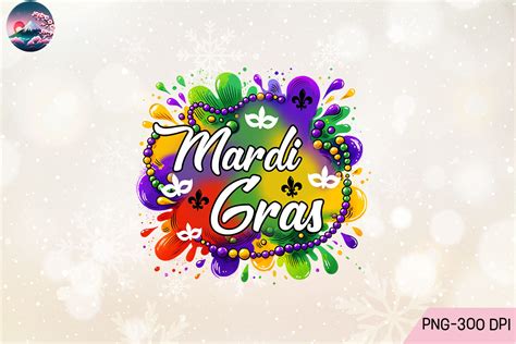 Mardi Gras Fat Tuesday Design Graphic by Cherry Blossom · Creative Fabrica