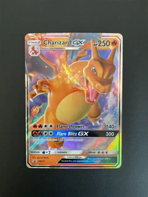 Pokemon Carte Rare Holo Foil Charizard Gx Sm Hidden Fates Eng Near