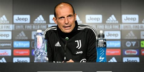 Udinese Juve Rivivi La Diretta Della Conferenza Stampa Di Allegri