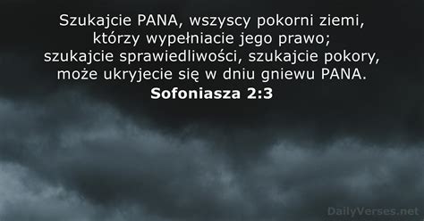 Listopada Biblijny Werset Dnia Sofoniasza Dailyverses Net