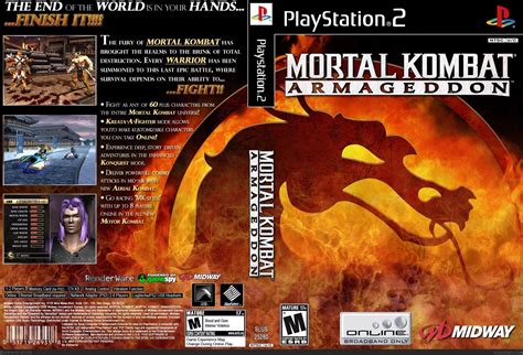 Viewing Full Size Mortal Kombat Armageddon Box Cover