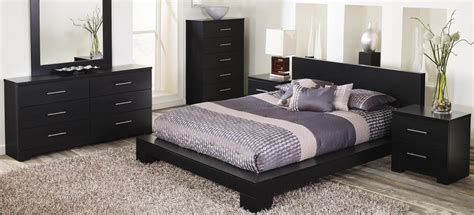 Modern Black Bedroom Furniture | Lang Furniture | BROOKLYN Collection