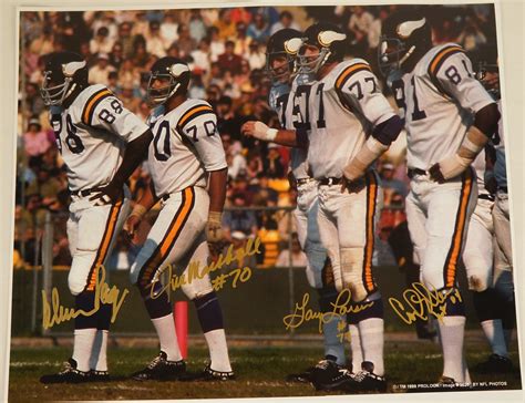 Lot Detail - Minnesota Vikings Purple People Eaters Autographed 16x20 ...