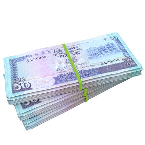 50 Mauritian Rupee Stack 50 Mauritian Rupee Stack Pile Mauritian Rupee Stack Pile Mauritian