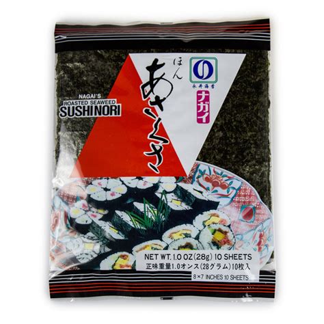 Nagais Roasted Seaweed Sushi Nori Sheets The Essential Ingredient