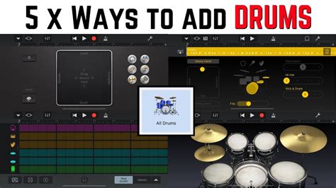 How To Record Drums In Garageband Ios Ipadipad Youtube