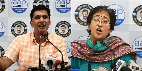 AAP MLAs Atishi Saurabh Bharadwaj Appointed As Ministers In Delhi Cabinet