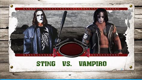 Sting Vs Vampiro Spring Stampede Wwe K Youtube