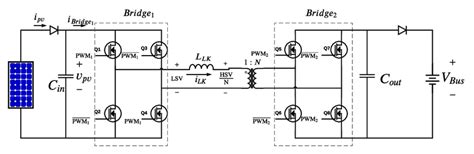 electrical scheme   pv system based   dab converter