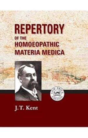 Repertory Of The Homoeopathic Materia Medica By James Tyler Kent Drcart