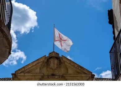 Main Entrance Bullfighting Ring Ronda Flag Stock Photo 2151563303 ...