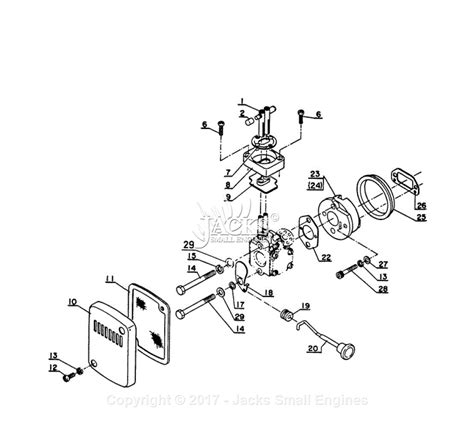 Echo SRM 302ADX Parts Diagram For Intake Exhaust Air Cleaner