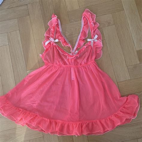 Cutest Babydoll Lingerie Top From Victoria Secret Depop