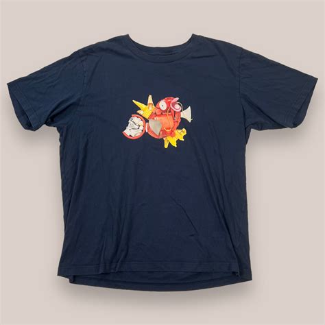 Uniqlo Pokemon Meets Artist Ut Magikarp Navy T Shirt Gem