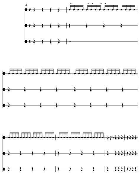 Power Trip Sheet Music For Drum Set