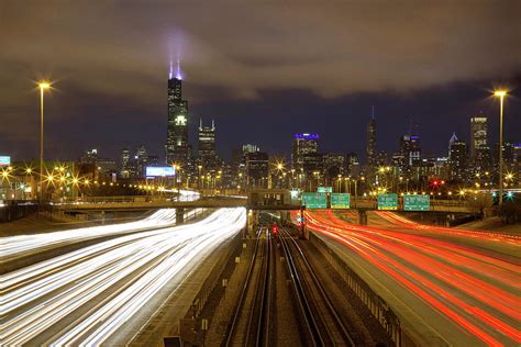 Chicago Skyline South Side View Photograph by Jackie Novak - Pixels